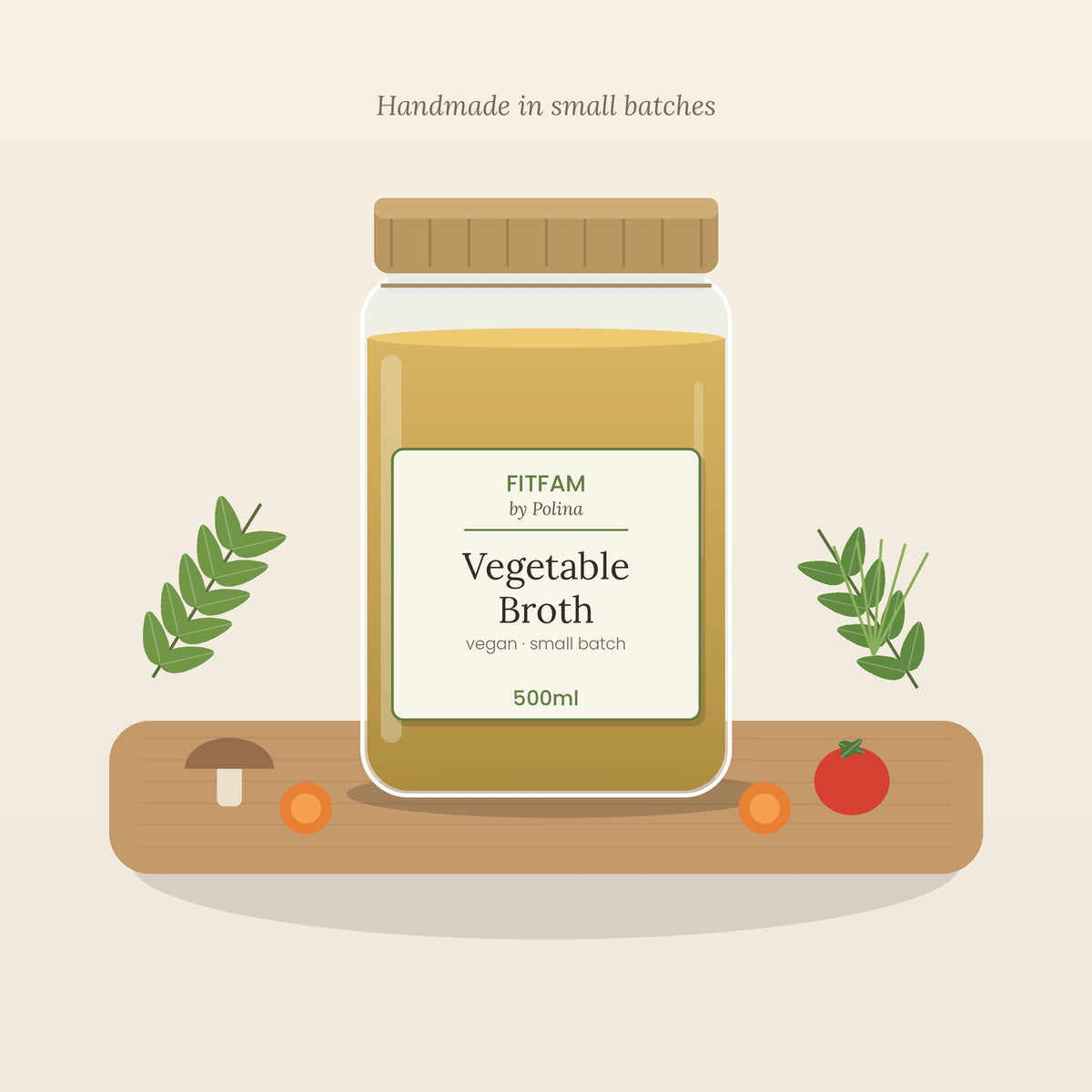 Vegetable Broth – 500ml