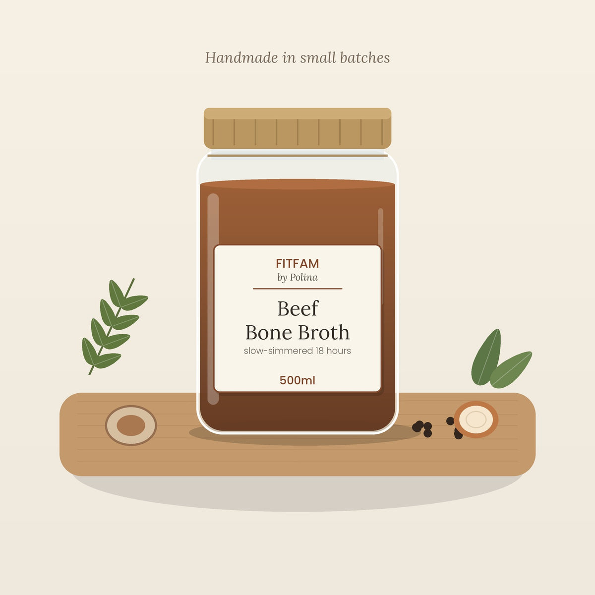 Beef Bone Broth – 500ml